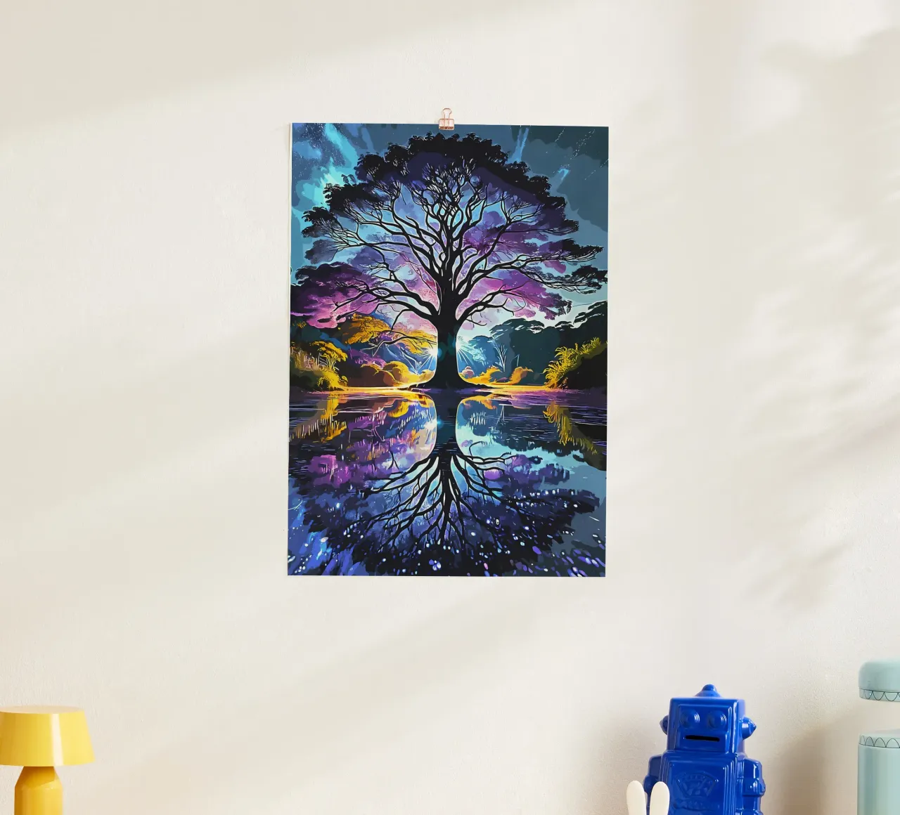 albero acqua riflessione carta hahnemühle da Jennifer R Spyhalski