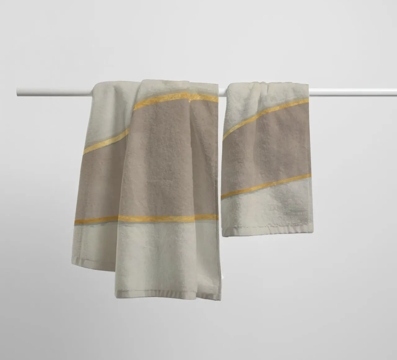 abstract simple water green asciugamano da bagno da vintageshop