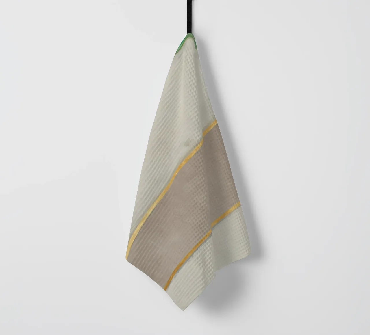 abstract simple water green canovaccio da cucina da vintageshop