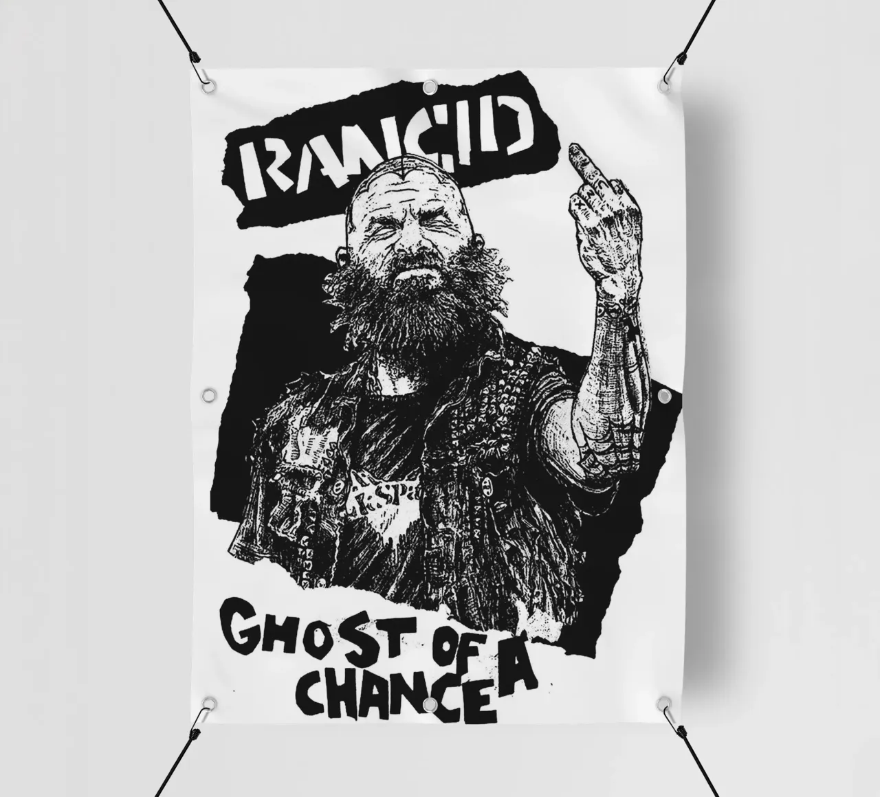 art du groupe rancid bâche pvc de vanhesling