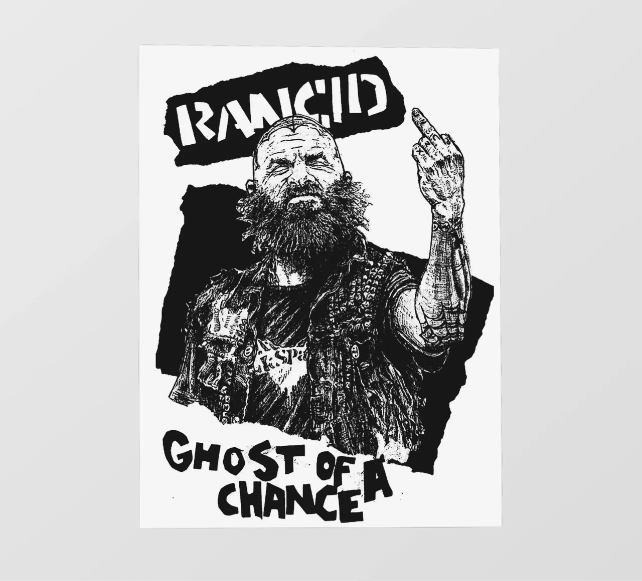 art du groupe rancid bâche pvc de vanhesling