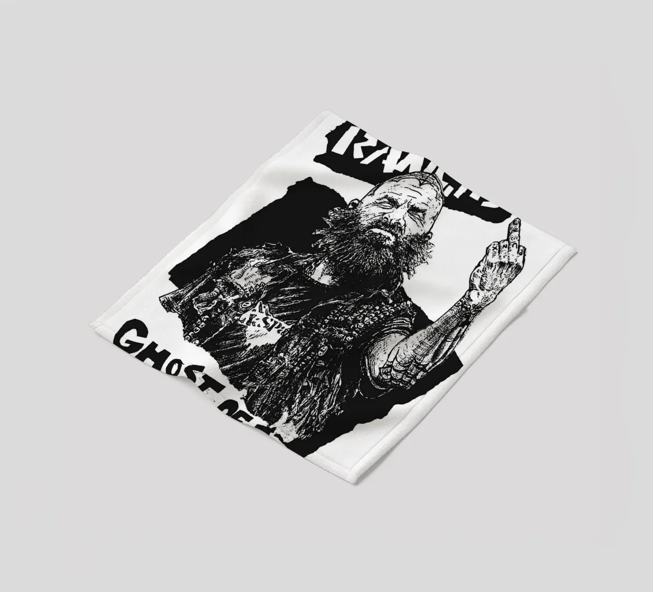 rancid band art fleece blanket by vanhesling