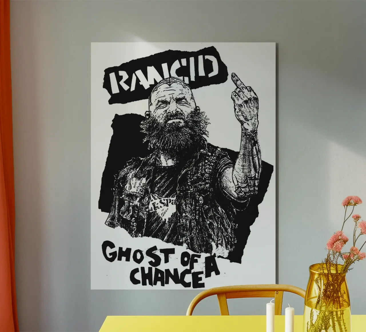 art du groupe rancid alu dibond de vanhesling