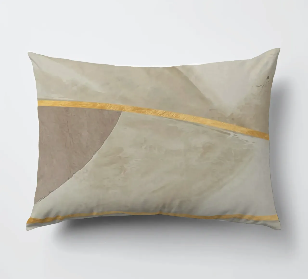 abstract simple organic monochrome cuscino da vintageshop