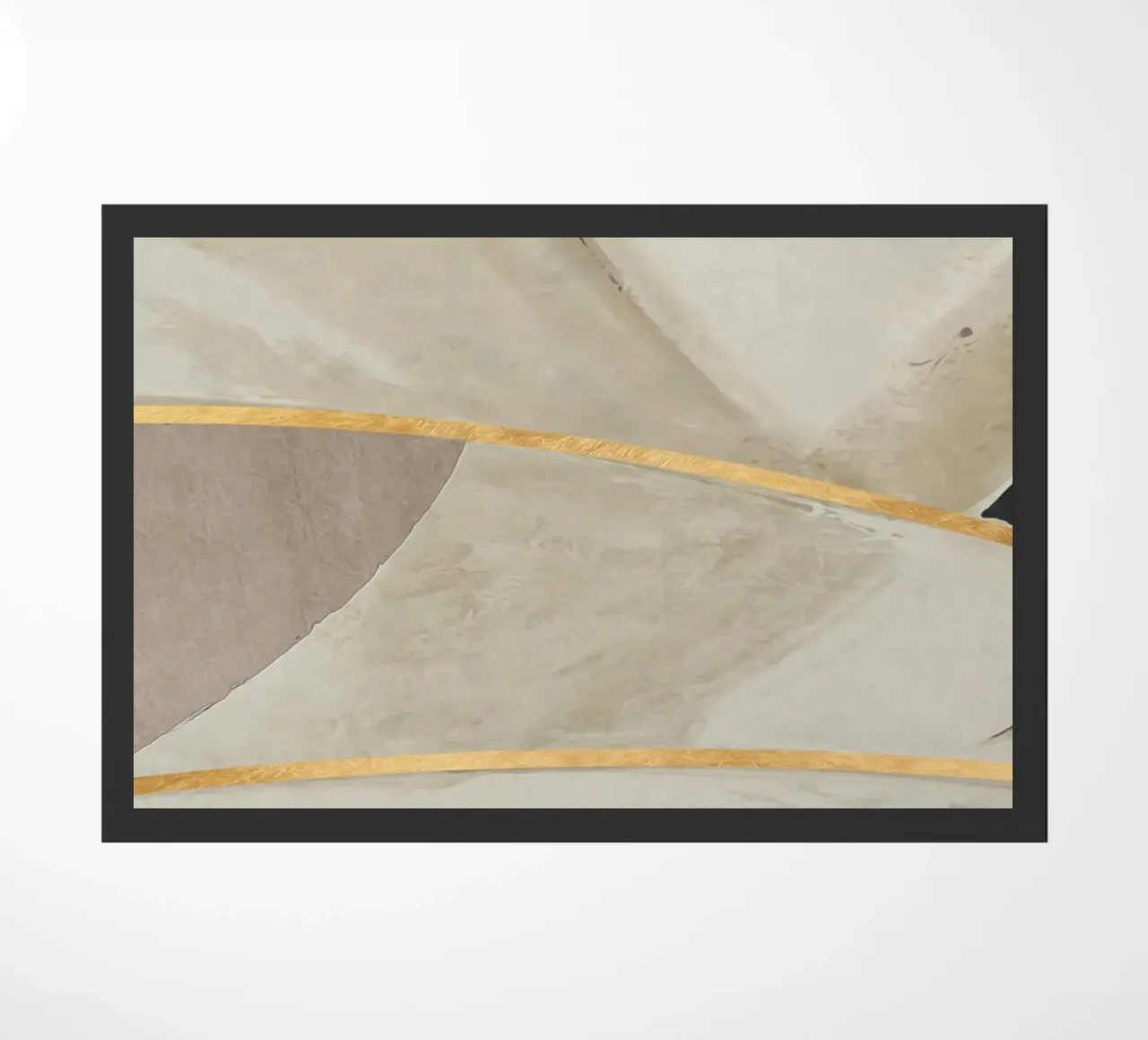 abstract simple organic monochrome felpudo de vintageshop