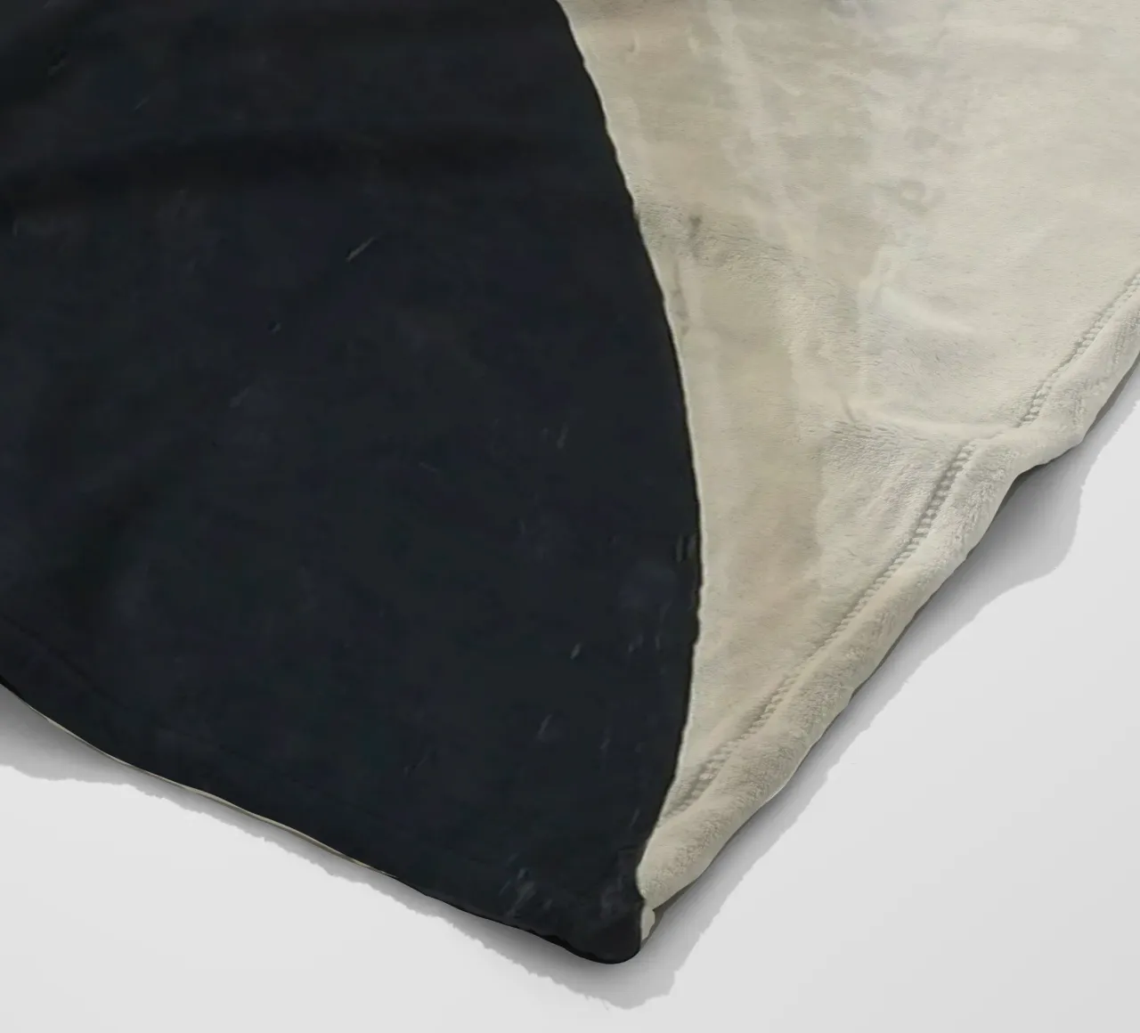 abstract simple organic lines golden coperta in pile da vintageshop