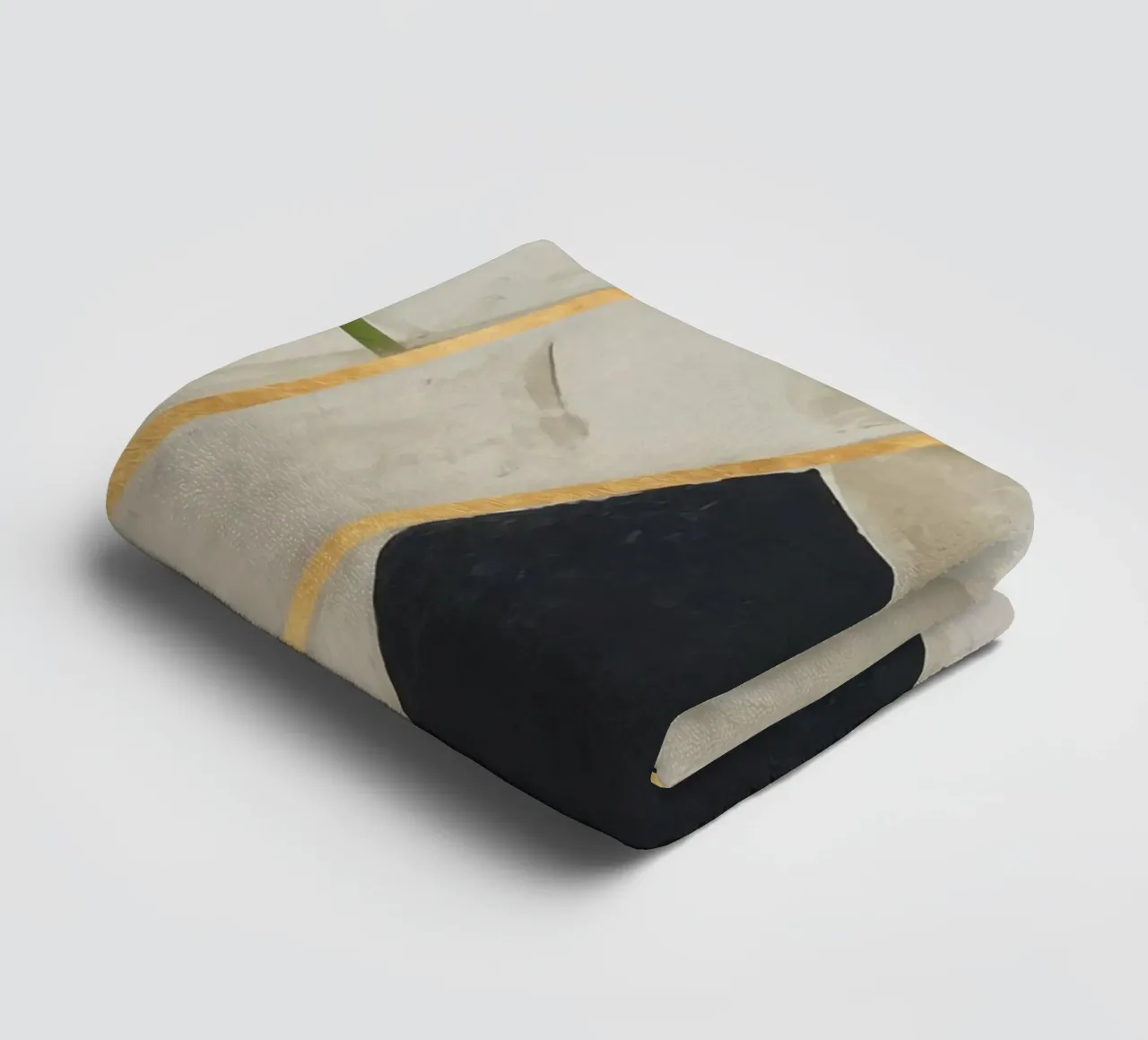 abstract simple organic lines golden asciugamano da bagno da vintageshop