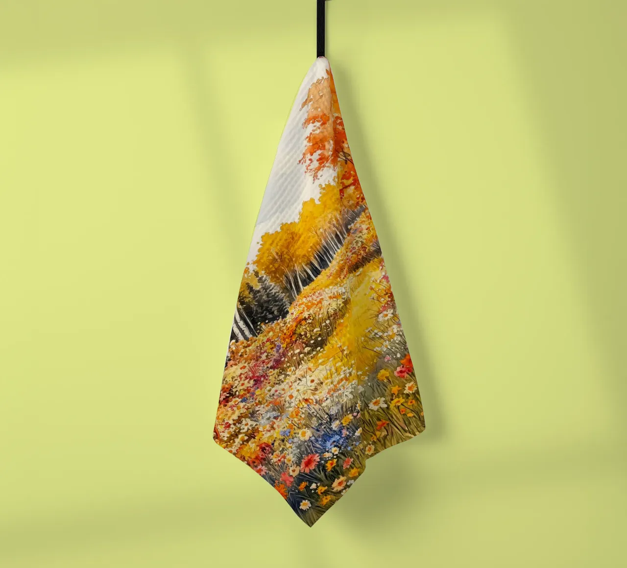 Prato pieno di fiori canovaccio da cucina da Justyna Jaszke JBJart