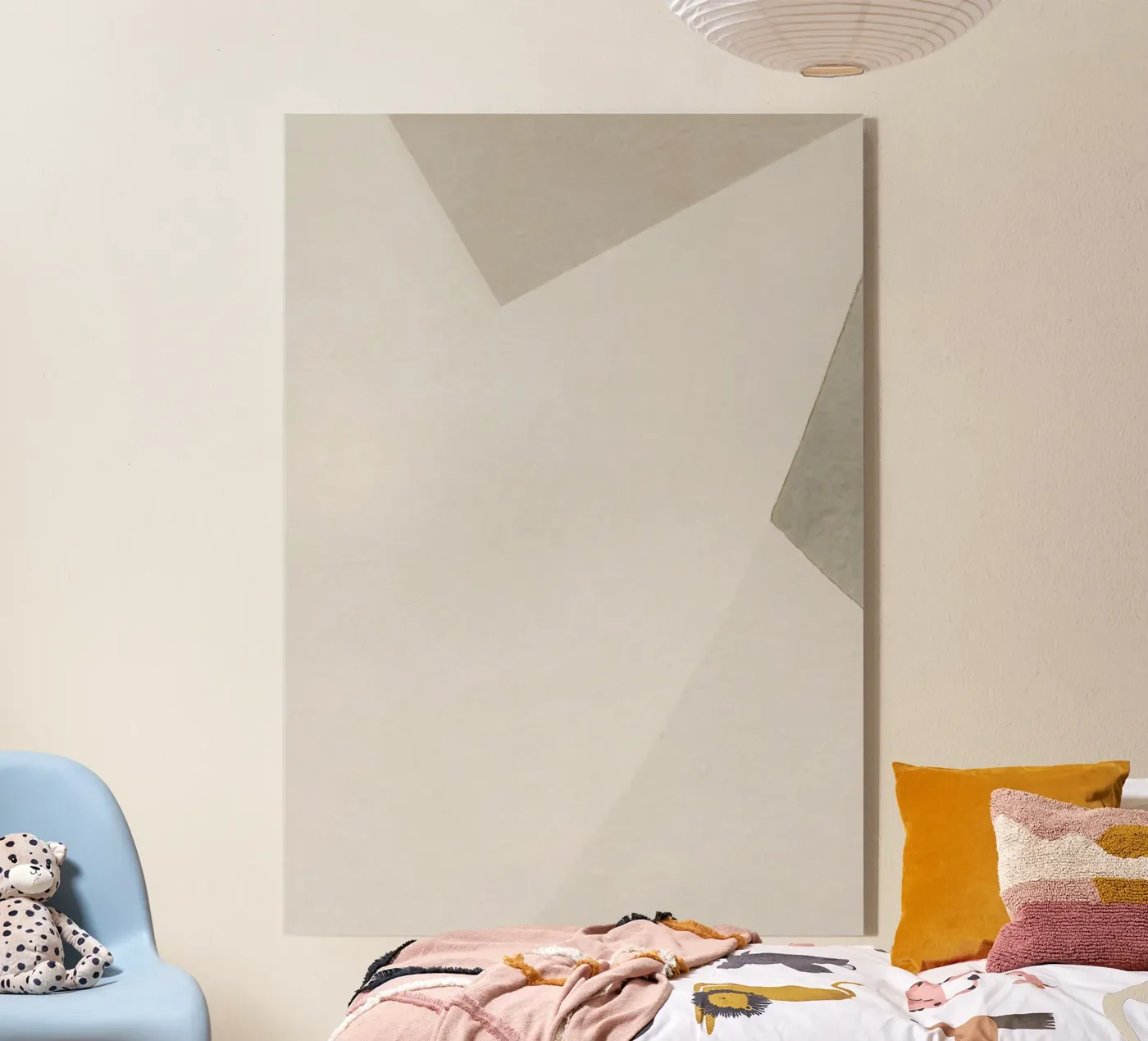 simple abstract gemeotric acrylic glass by vintageshop