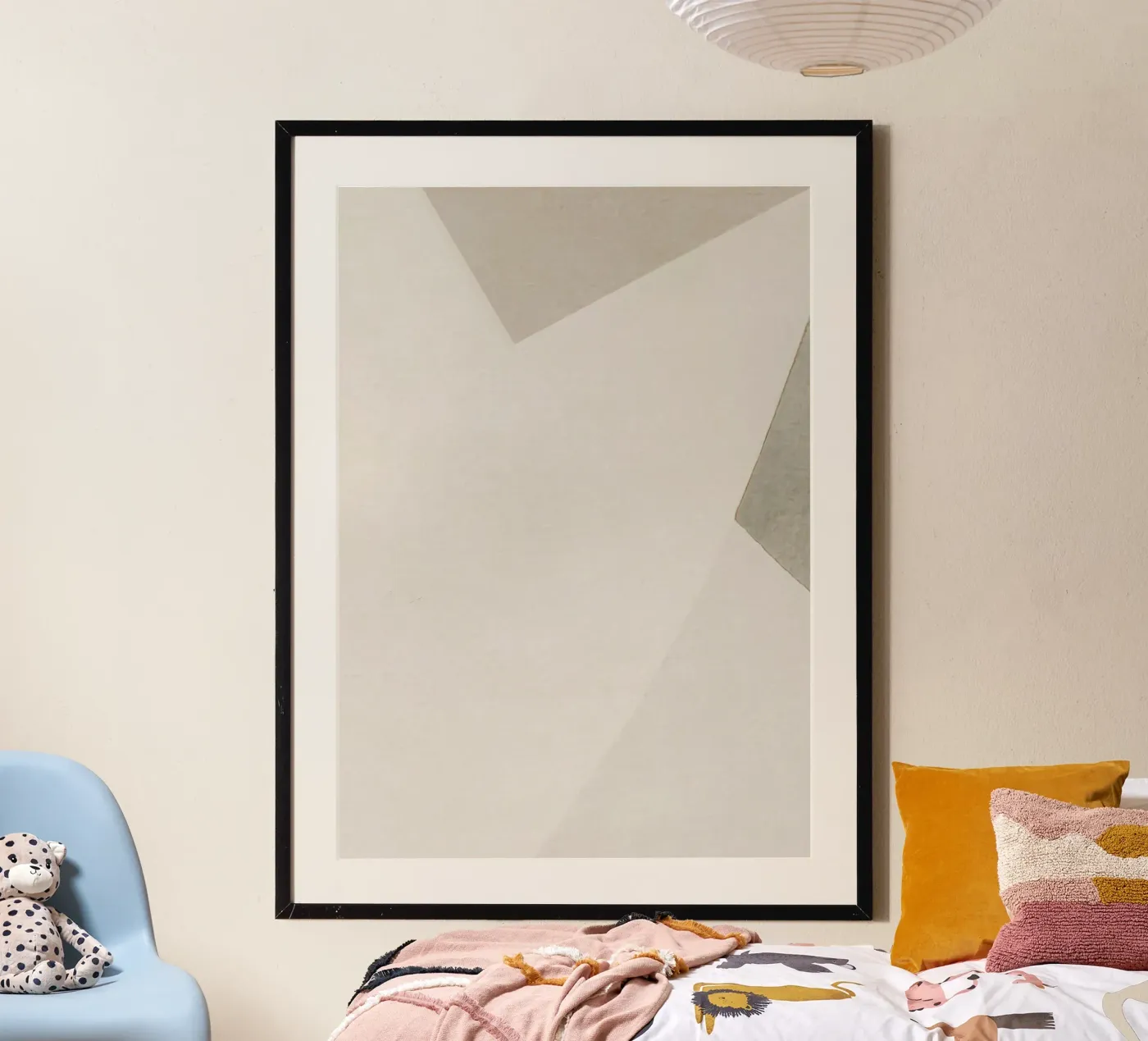 simple abstract gemeotric poster da vintageshop