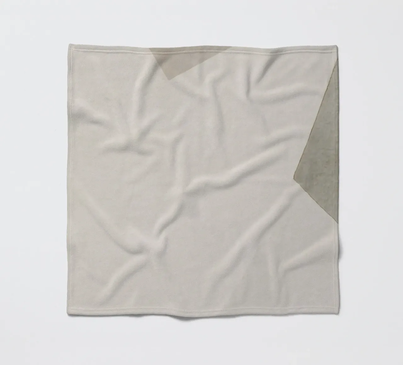 simple abstract gemeotric coperta in pile da vintageshop