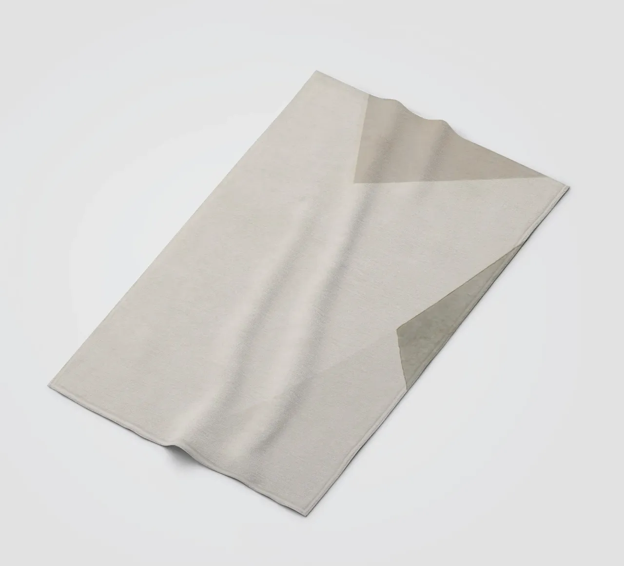simple abstract gemeotric coperta in pile da vintageshop