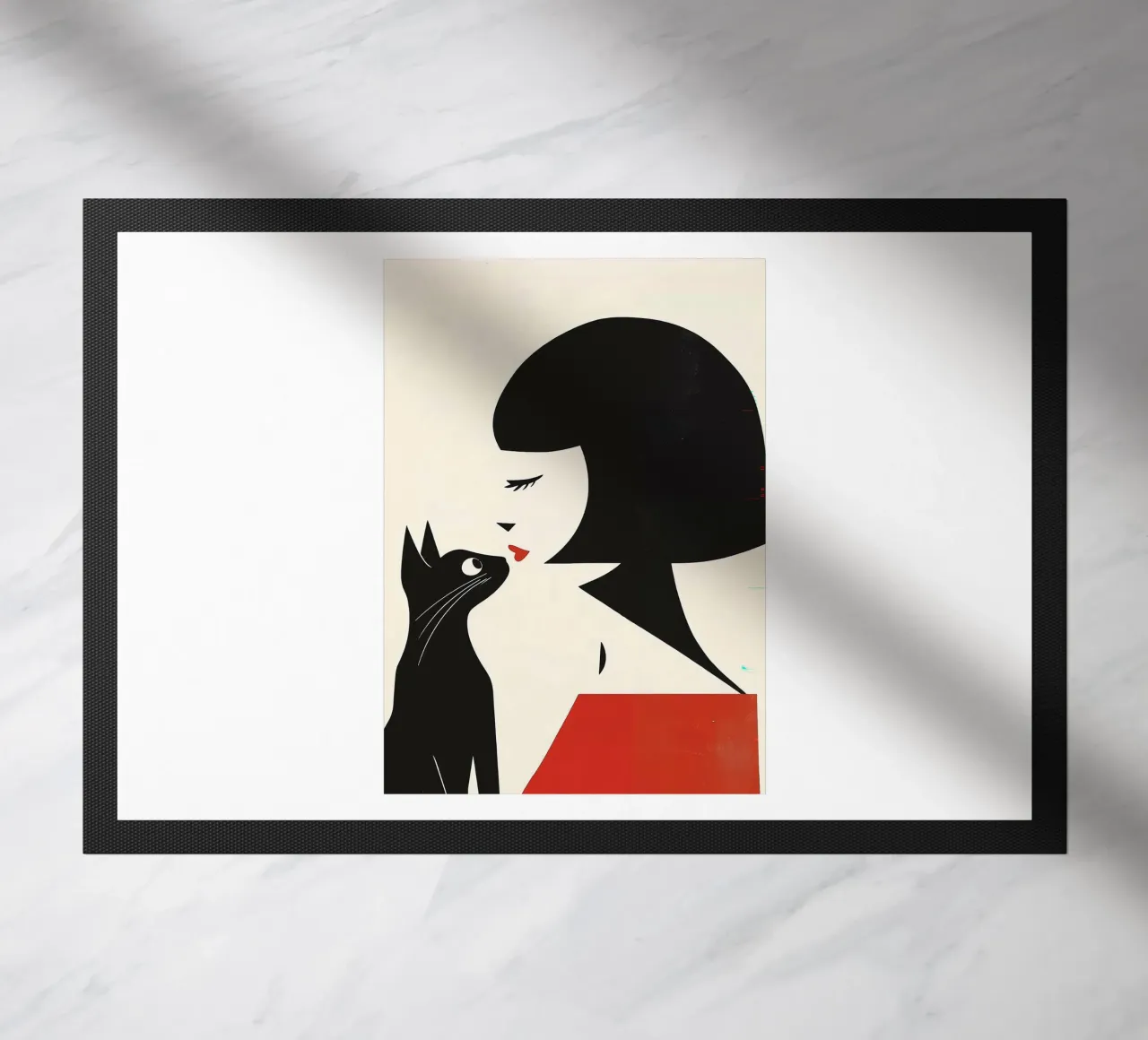 Woman and Cat zerbino da Arjun