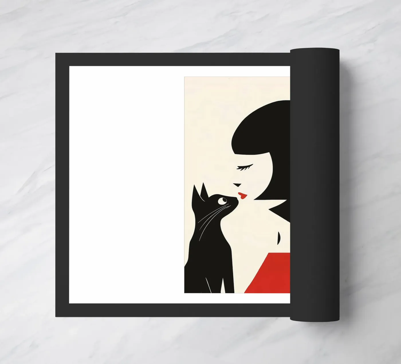 Woman and Cat zerbino da Arjun