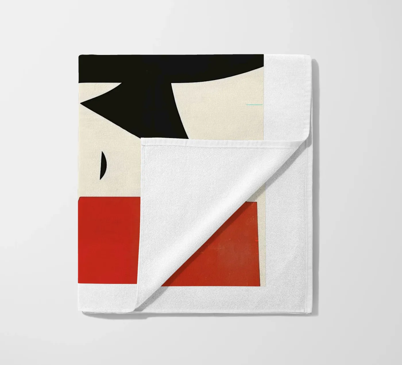 Donna e gatto telo mare da Arjun