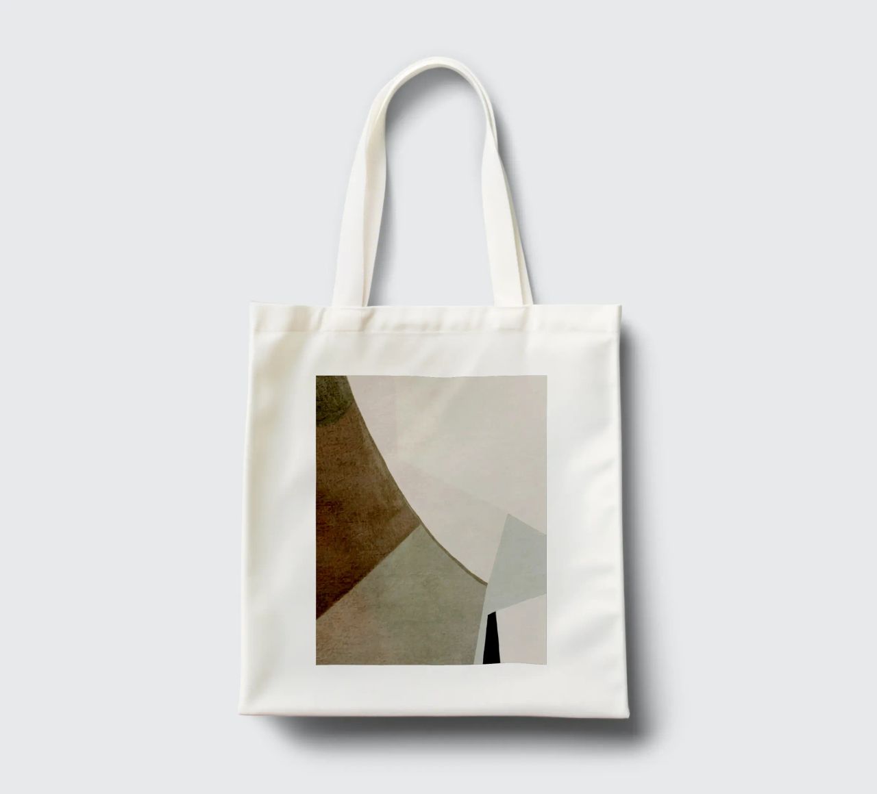 abstract simple geometric squares borsa in juta da vintageshop