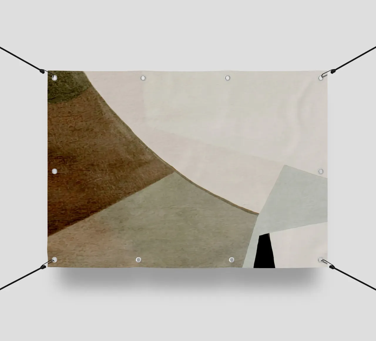 abstract simple geometric squares telo in pvc da vintageshop