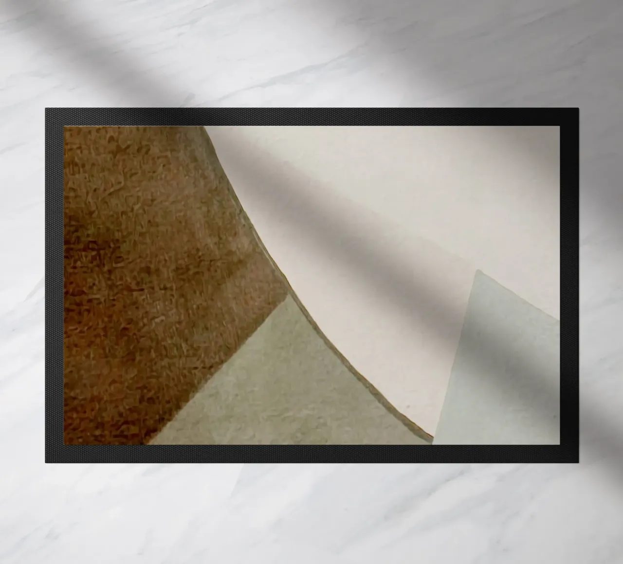 abstract simple geometric squares Fußmatte von vintageshop