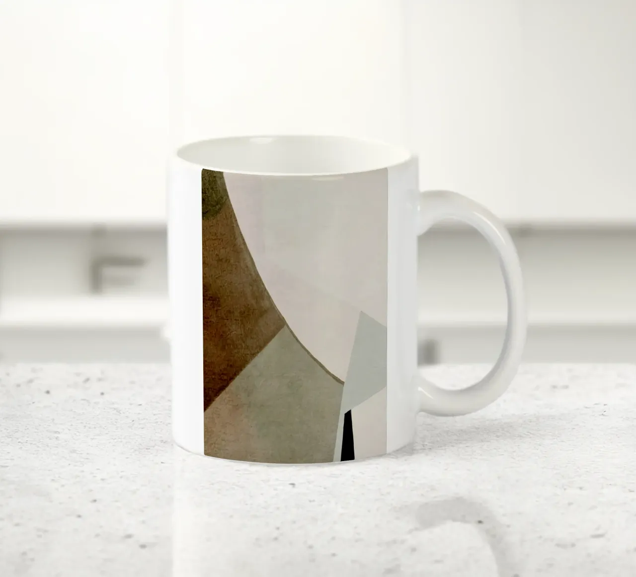 abstract simple geometric squares taza de cerámica de vintageshop