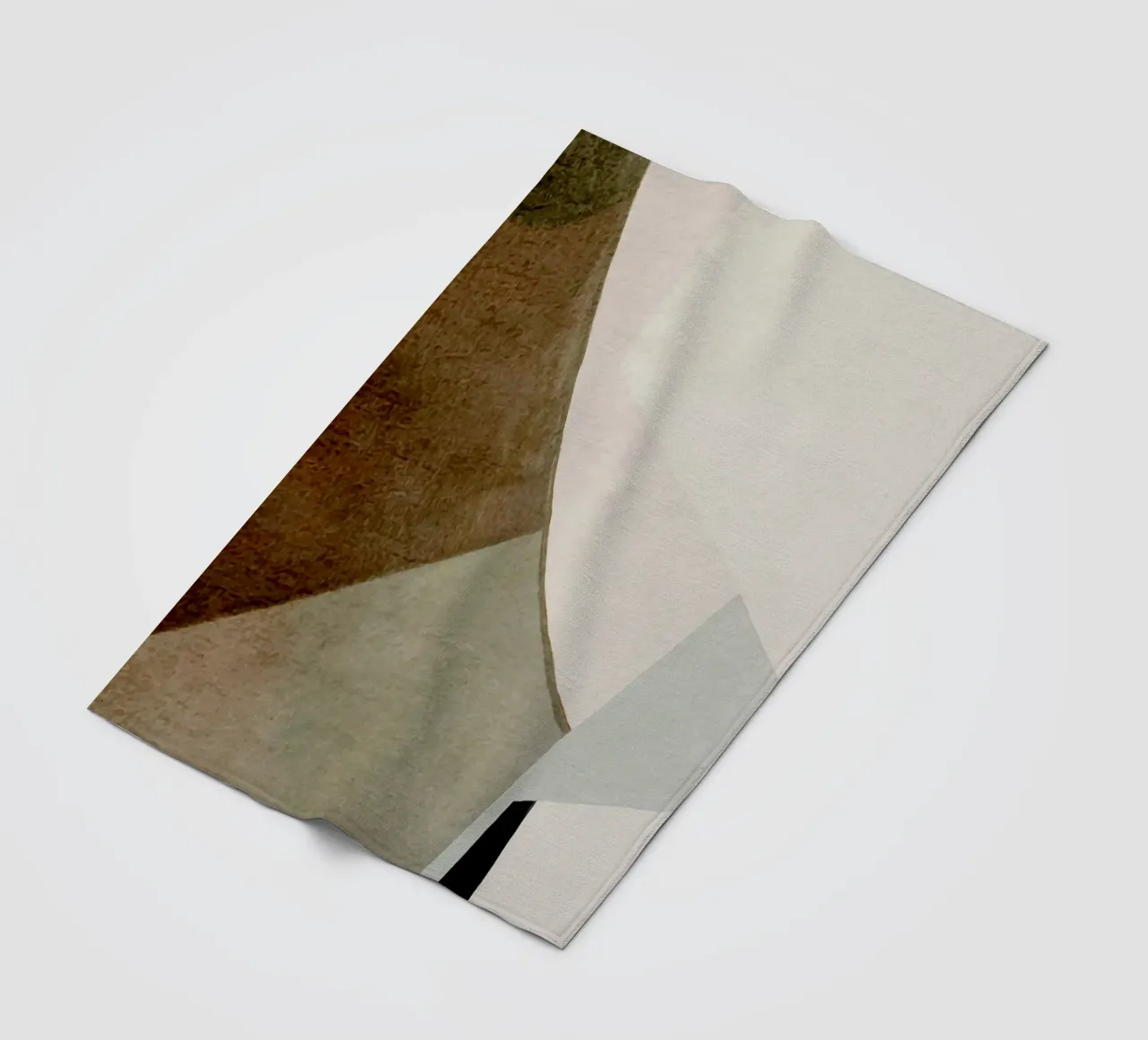 abstract simple geometric squares coperta in pile da vintageshop