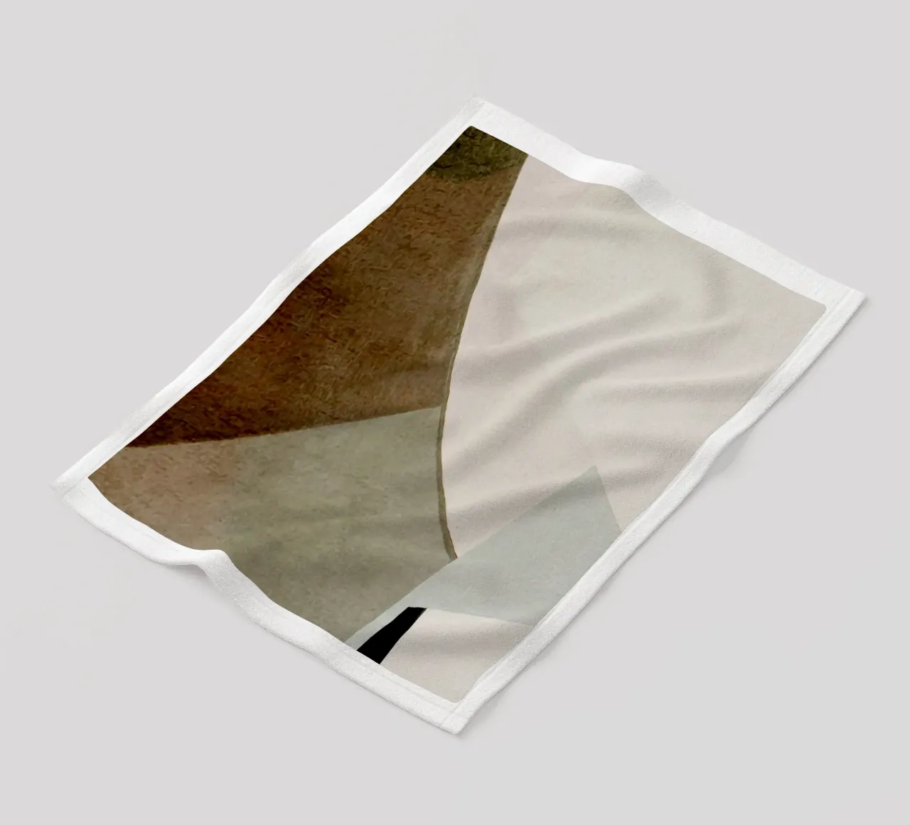 abstract simple geometric squares coperta in pile da vintageshop