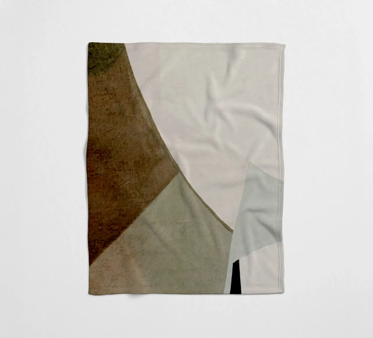 abstract simple geometric squares coperta in pile da vintageshop