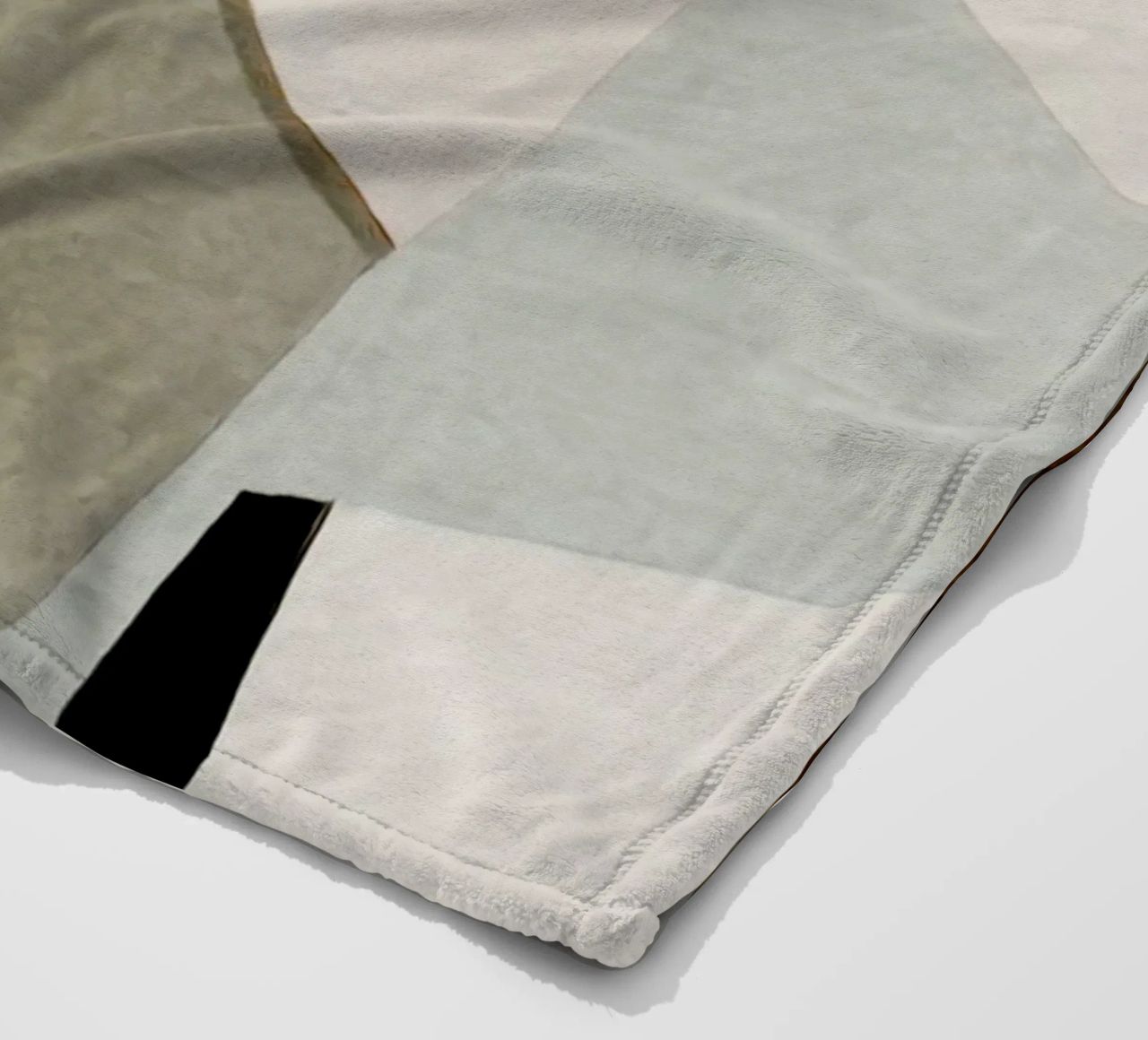 abstract simple geometric squares coperta in pile da vintageshop
