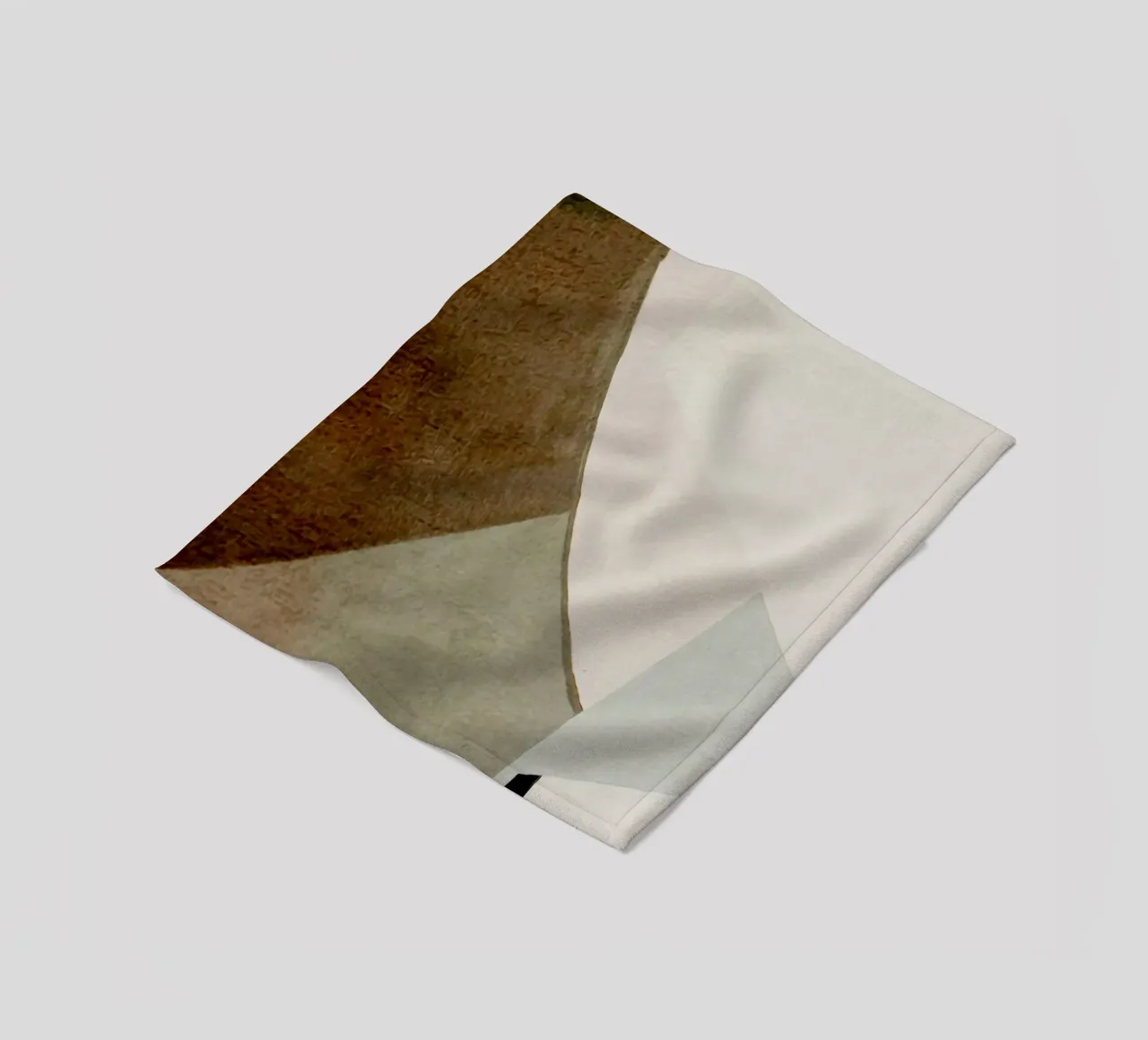 abstract simple geometric squares coperta in pile da vintageshop