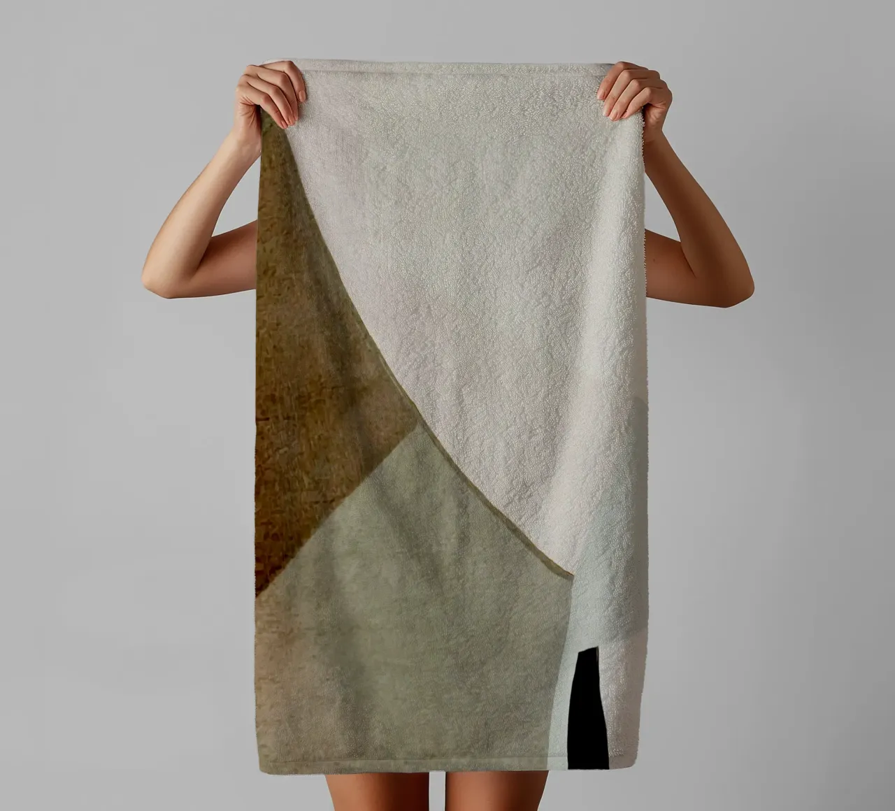 abstract simple geometric squares Handtuch von vintageshop