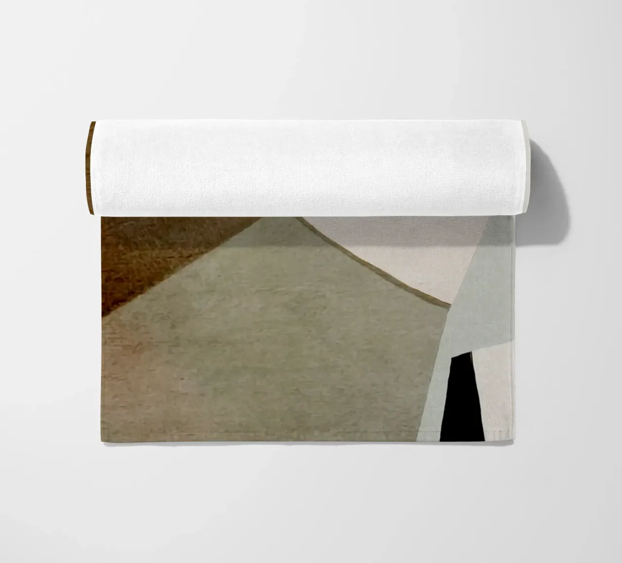 abstract simple geometric squares Strandtuch von vintageshop