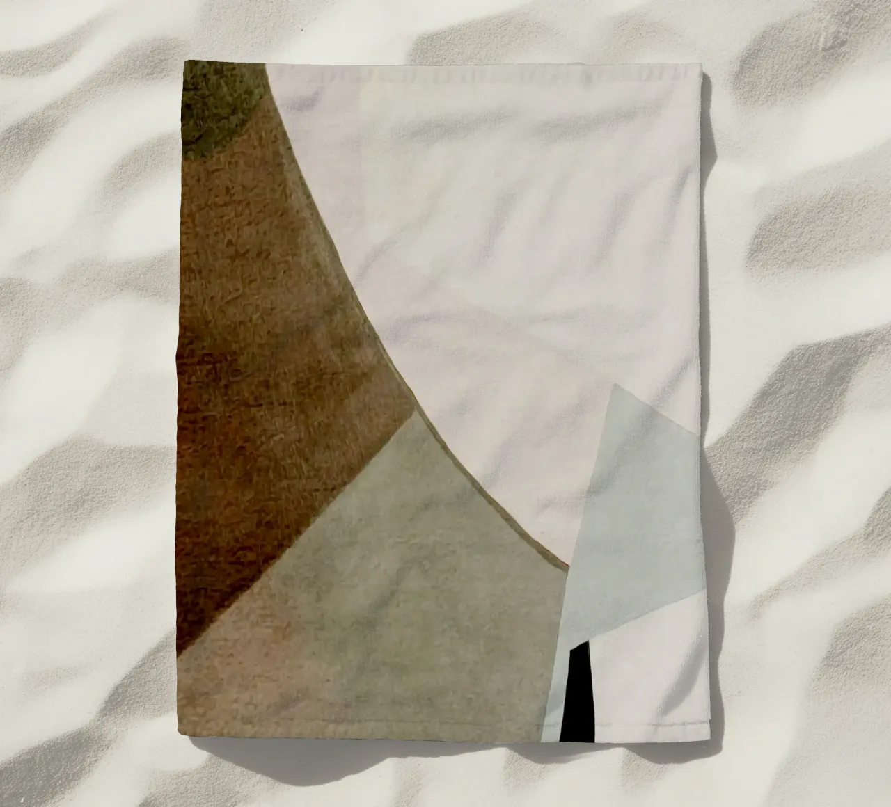 abstract simple geometric squares telo mare da vintageshop