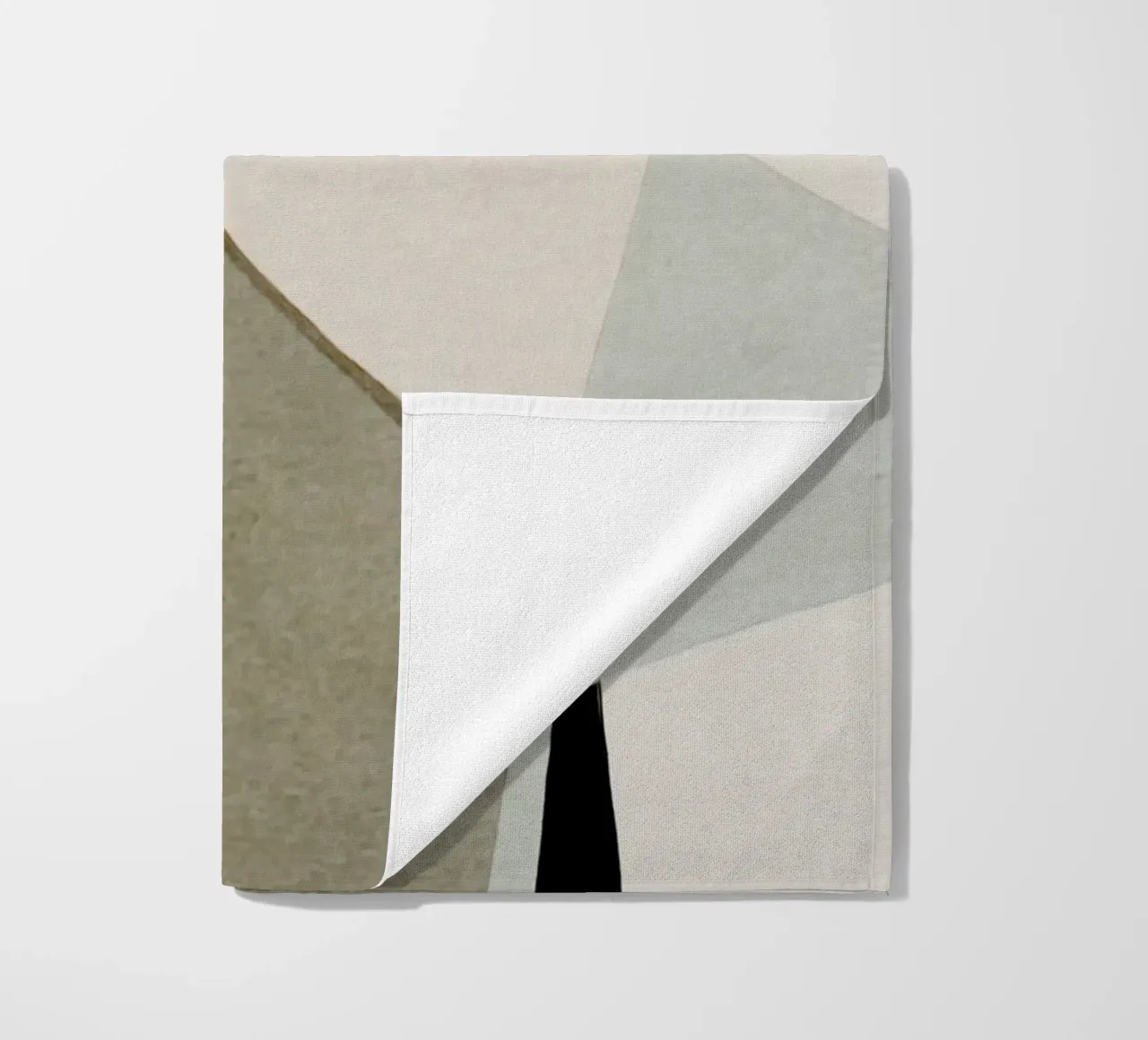 abstract simple geometric squares telo mare da vintageshop