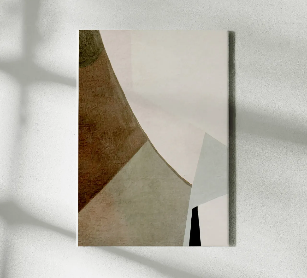 abstract simple geometric squares toile avec Caisse américaine de vintageshop