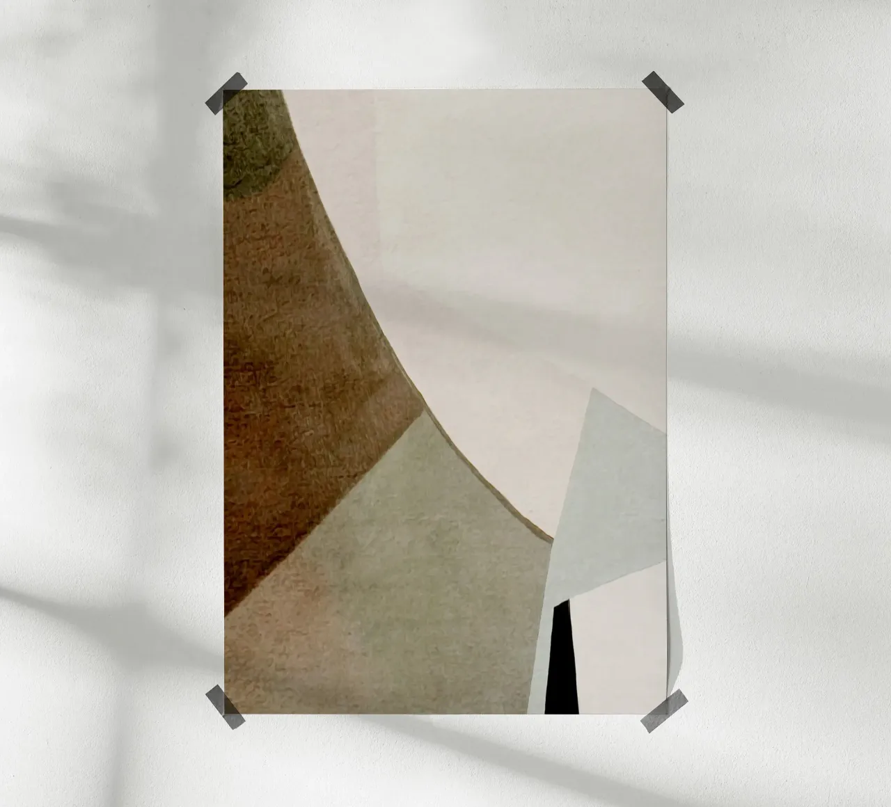 abstract simple geometric squares poster da vintageshop