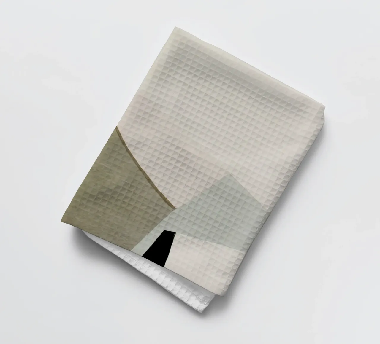 abstract simple geometric squares Geschirrtuch von vintageshop