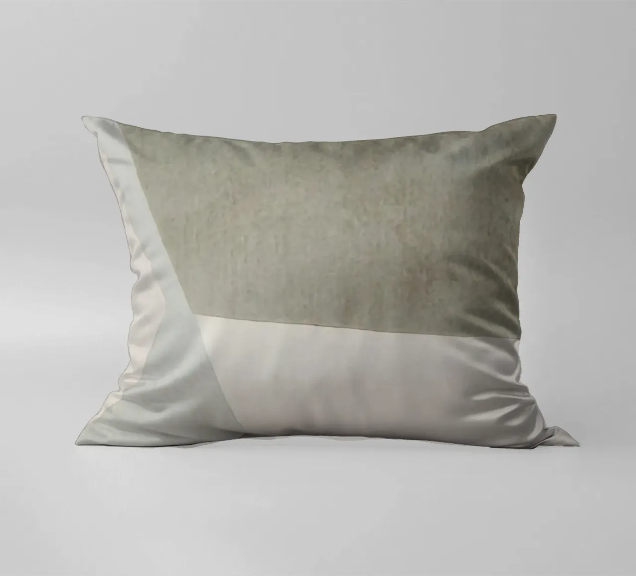 abstract simple geometric gray squares cuscino da vintageshop