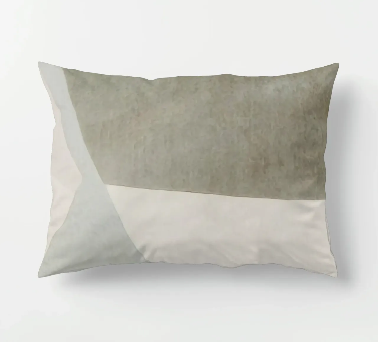 abstract simple geometric gray squares cuscino da vintageshop