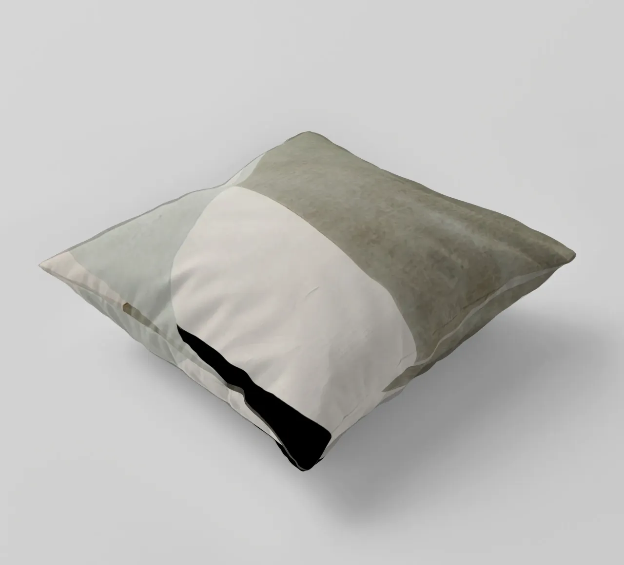 abstract simple geometric gray squares cuscino da vintageshop