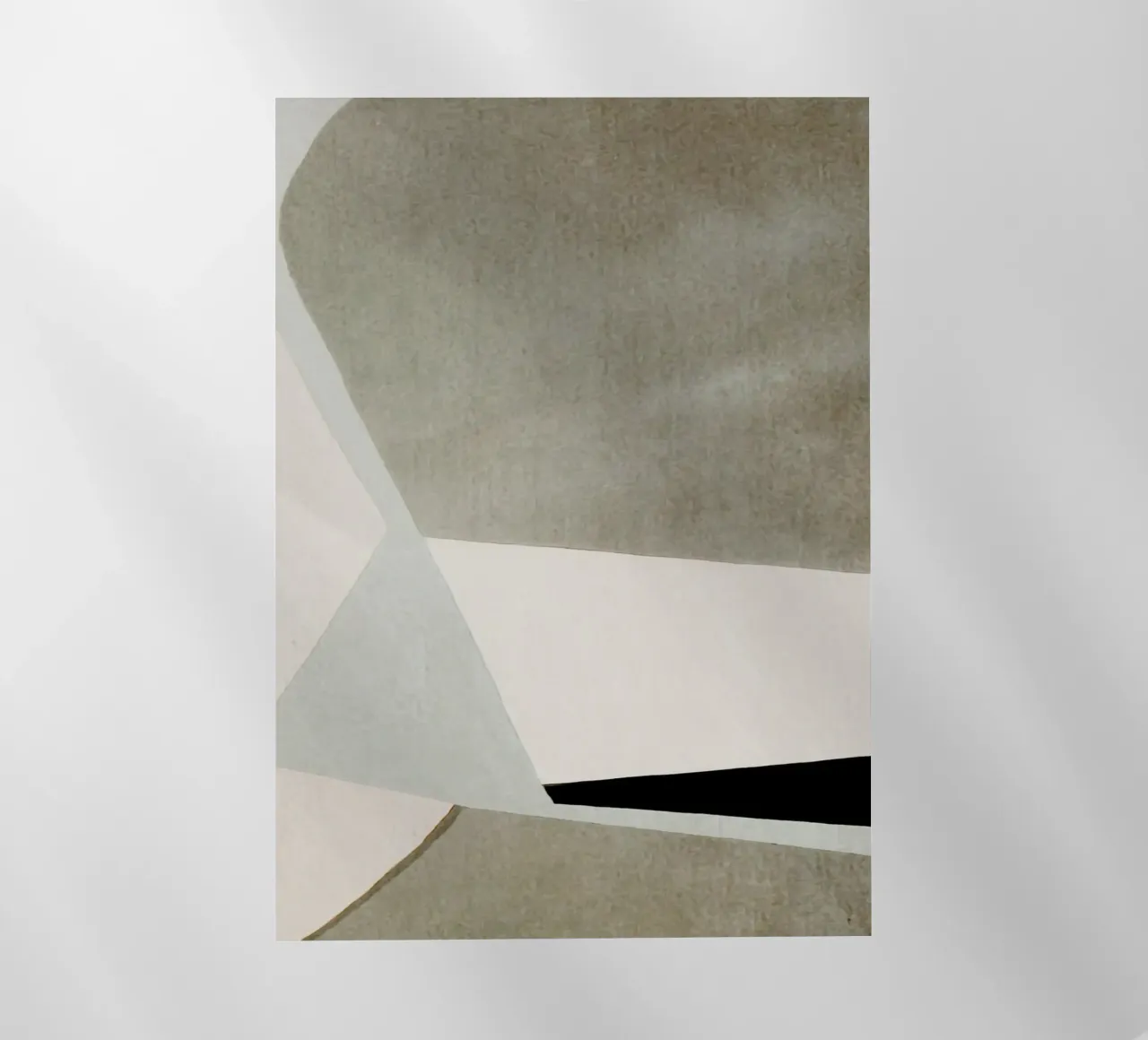 abstract simple geometric gray squares backlit film by vintageshop