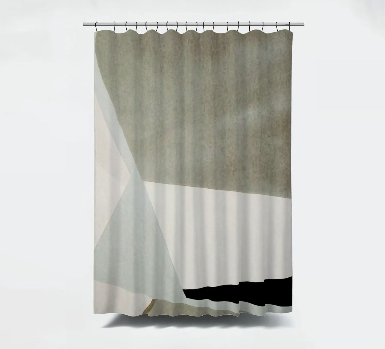 abstract simple geometric gray squares tenda da doccia da vintageshop