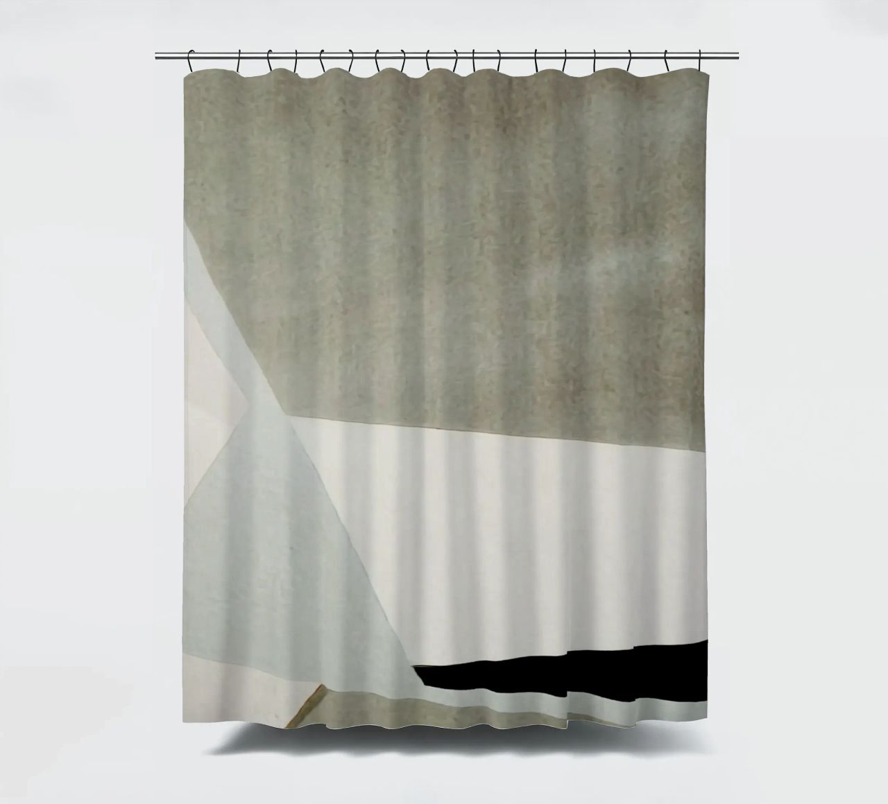 abstract simple geometric gray squares tenda da doccia da vintageshop