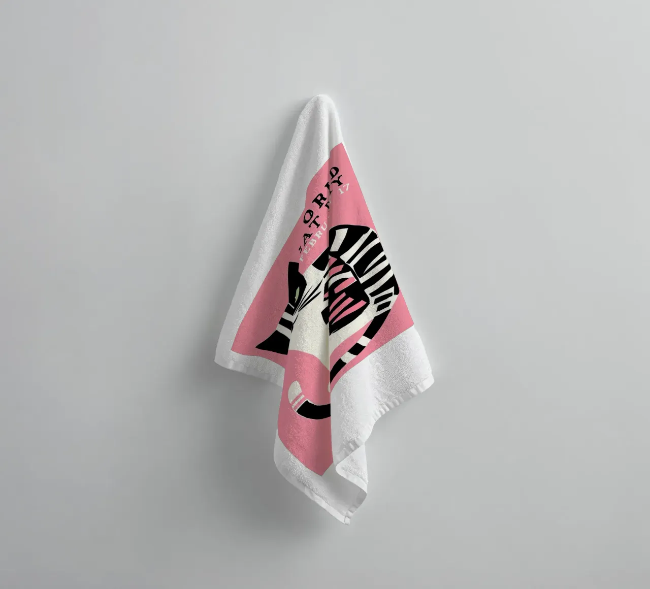 World Cat Day towel by Arjun