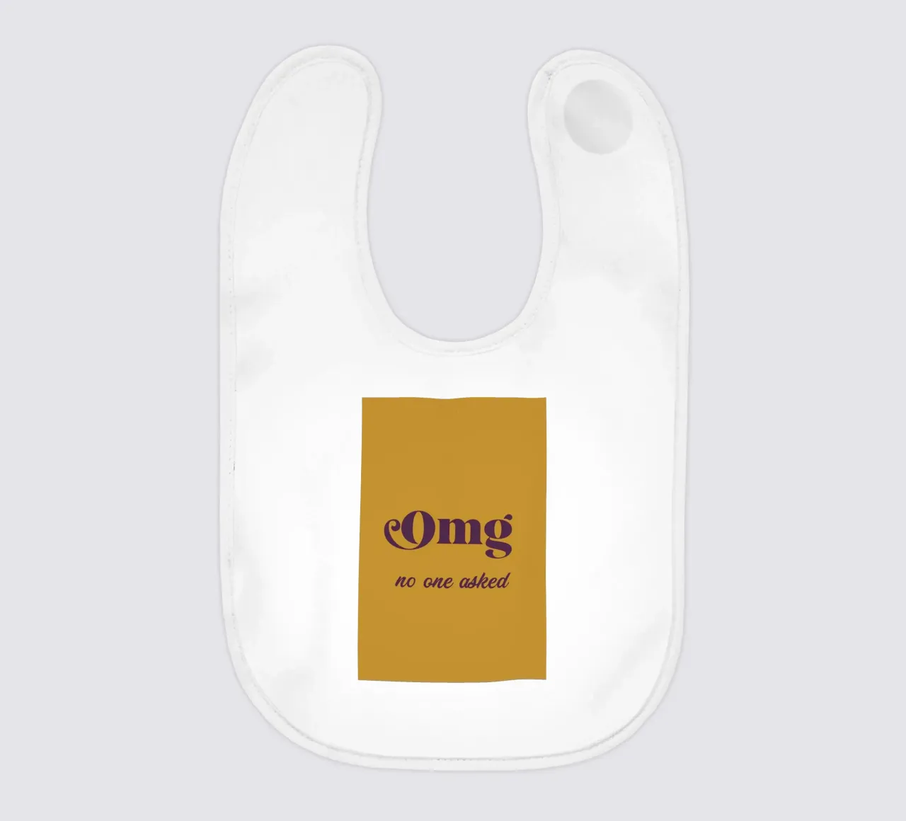 Omg Mustard bavaglino da Trabolt Design