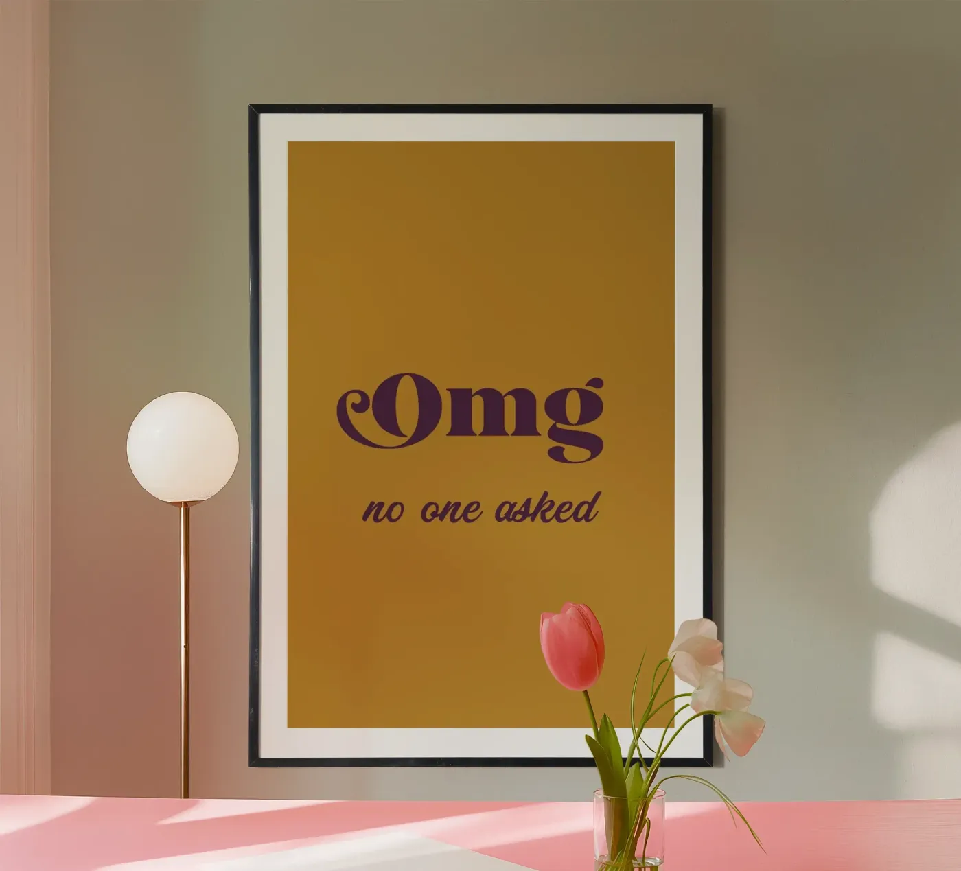Omg Mustard poster da Trabolt Design
