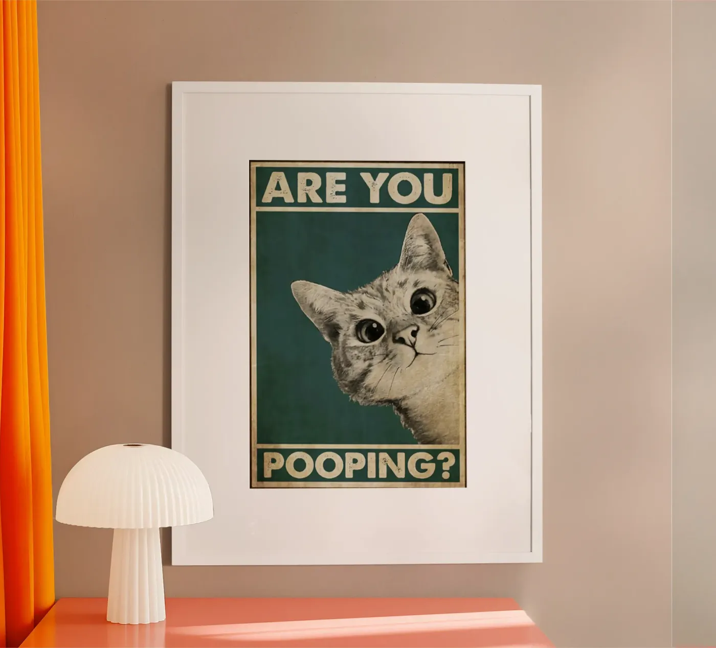 Poept u? poster van Arjun
