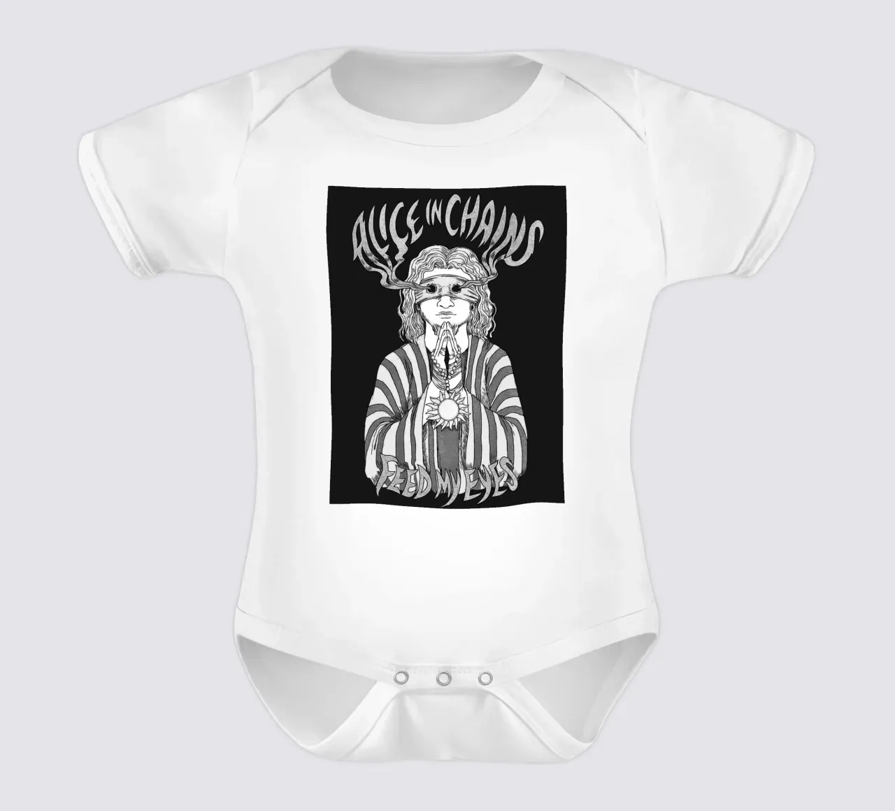 Alice in Chains body neonato maniche corte da vanhesling