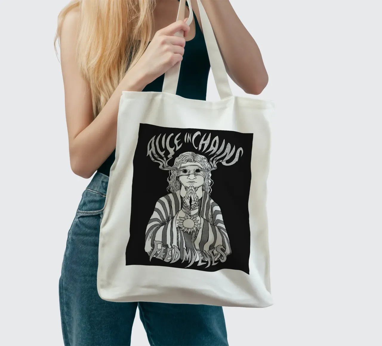 Alice in Chains borsa in juta da vanhesling