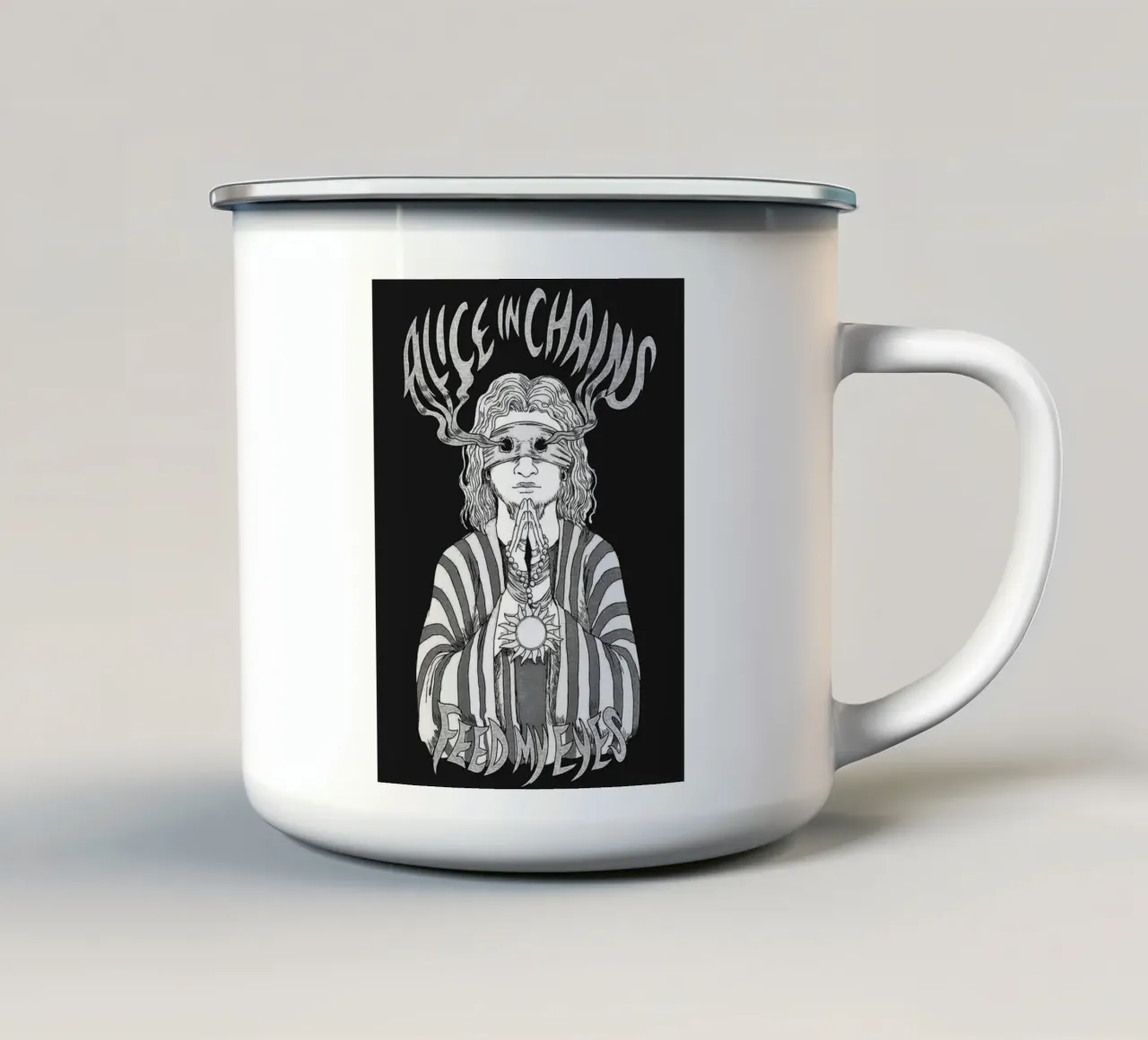 Alice in Chains tazza in smalto da vanhesling