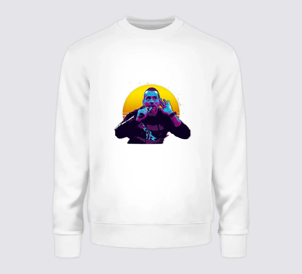 Cosa? CM Punk Retro felpa da singpentinksale