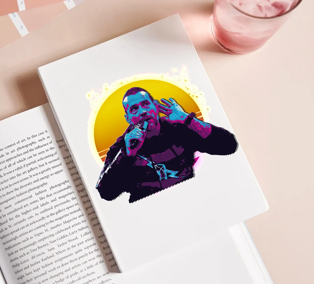 What ??? CM Punk Retro notebook by singpentinksale